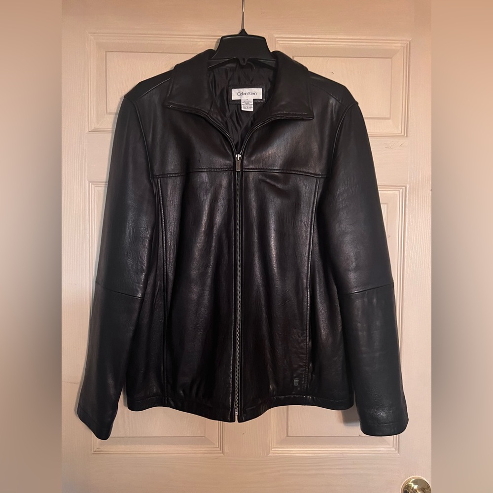 Calvin Klein Men's Leather Jacket